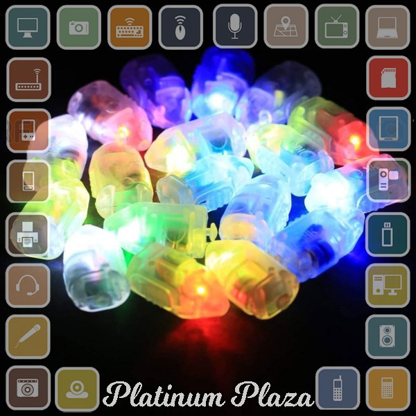 Lampu Balon LED Multifungsi 50PCS - Multi-Color`9FK3S2-