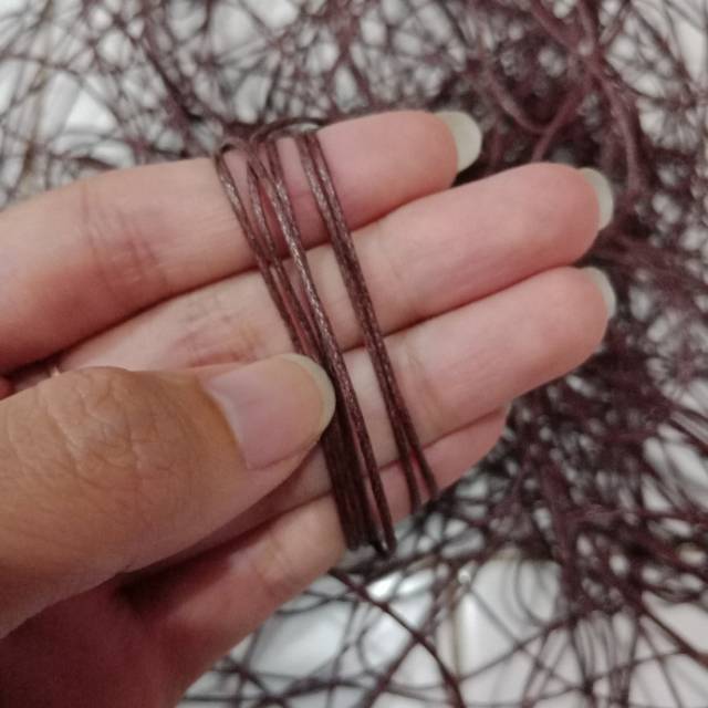 

Tali Coklat / Tali Kulit Kecil / Tali Kulit 1-2mm