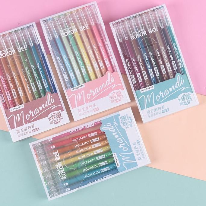 

promo [9.9]|SQ27|Morandi Real Colors Gel Pen Set 9pc / Pulpen warna warni / Color pen / Colour pen