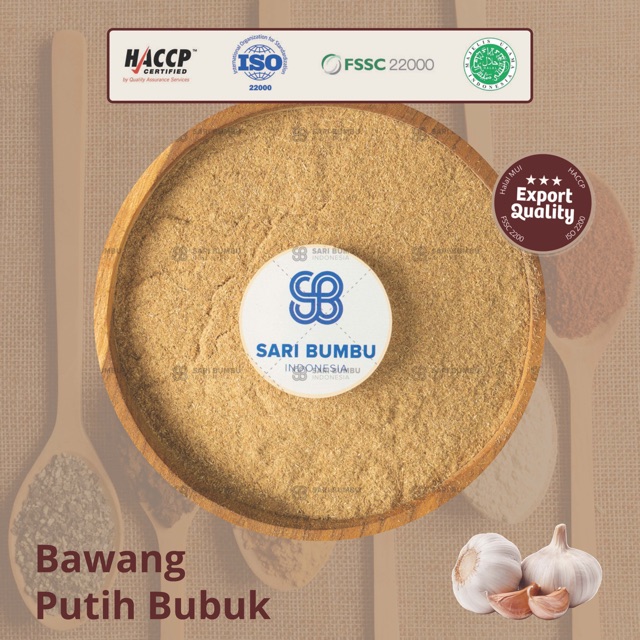 

Bawang Putih Bubuk 250 Gram / Garlic Powder KUALITAS PREMIUM