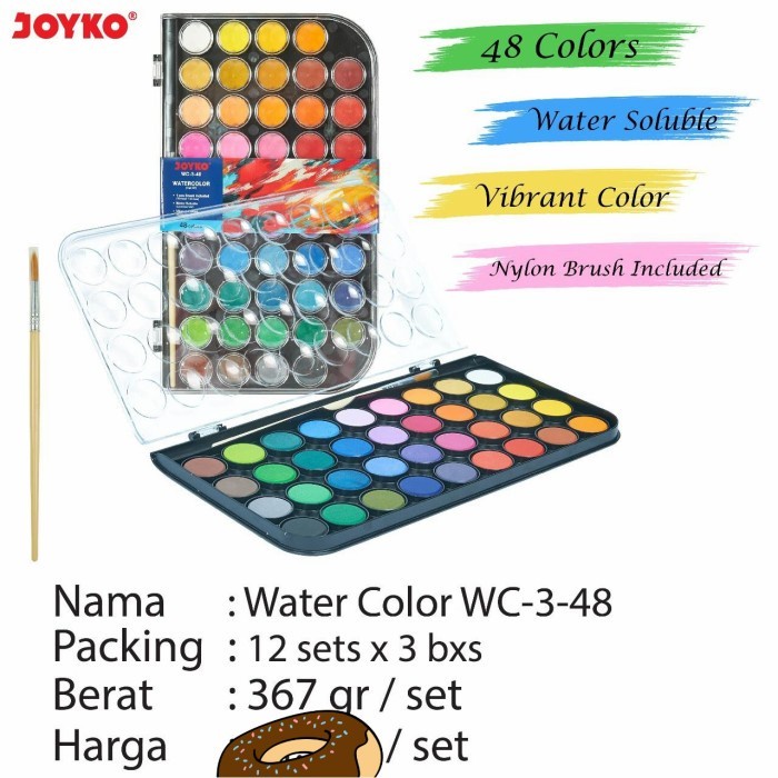 

Promo Bulan Ini Joyko Water Color Wc-3-48 Trendi