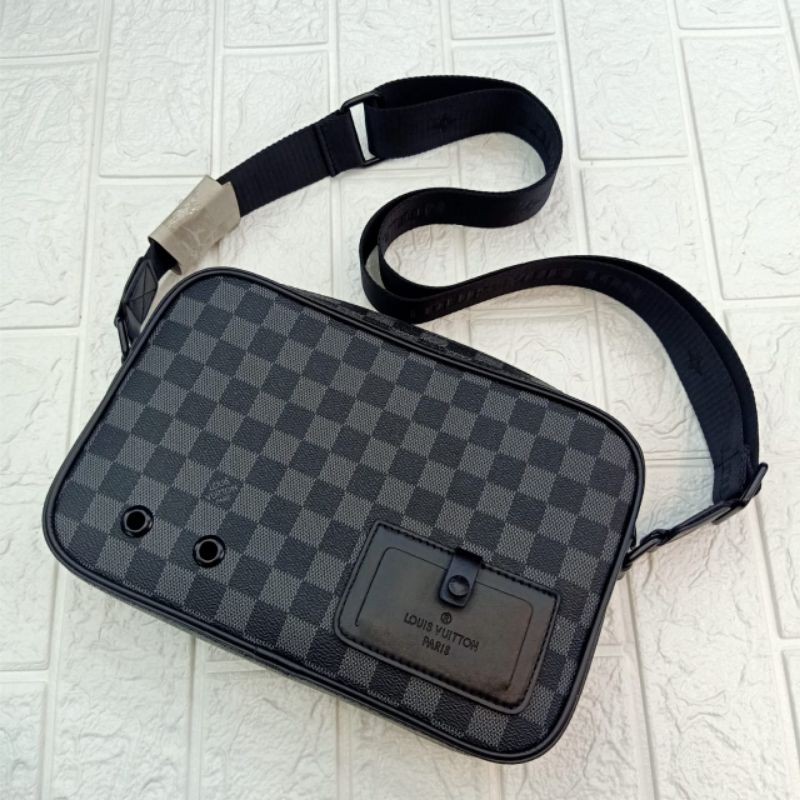 Tas Selempang LV Damier Crossbody Bag Premium Quality