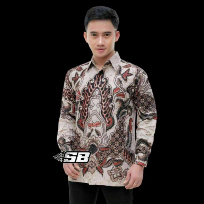 NAGASAKTI KEMEJA BATIK PRIA PREMIUM EXCLUSIVE NEW MOTIF KASUAL FORMAL KANTOR RESMI INDONESIA