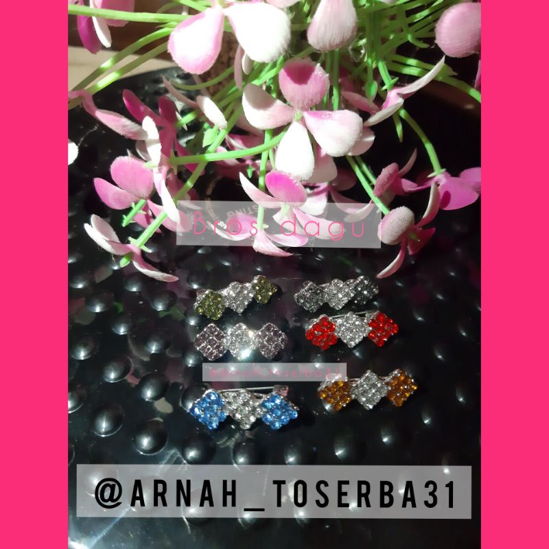 Bros mini lucu / bros motif  unik / hiasan hijab