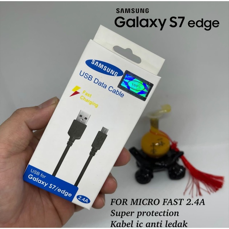KABEL DATA MICRO SAMSUNG S7EDGE FAST CHARGING ANTI IC LEDAK PROMO SEN