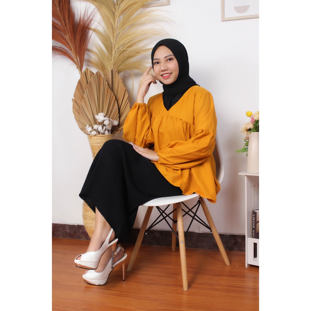 RX Fashion - Dealova Blouse / ALYNA Blouse Wanita / NAVA BLOUSE / INZA BLOUSE ( GRATIS ONGKIR ) -R1