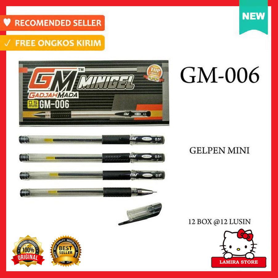 

Pen Sekolah / Pen Kantor / Pena Sekolah / Pena Kantor / Puppen GM-006 / Pulpen Tinta / Pen Tinta