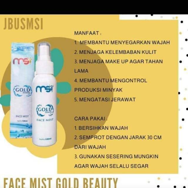 Facemist 100%PRODUK ASLI MEMBER RESMI MSI