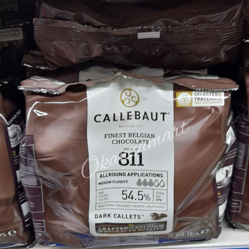 

Callebaut Dark Callets 54.5% 400gr