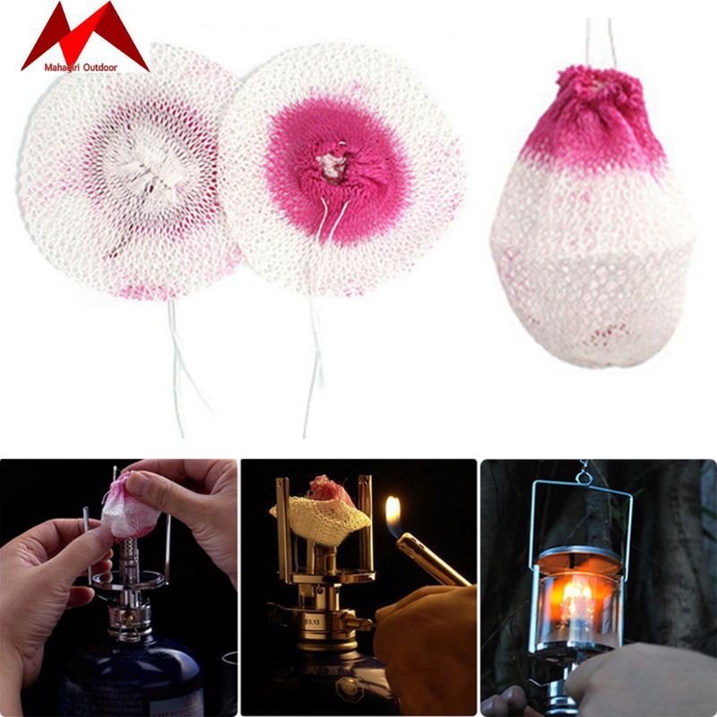 Mantel kaos lentera gas lampu tenda camping mancing mantle lantern ultralight