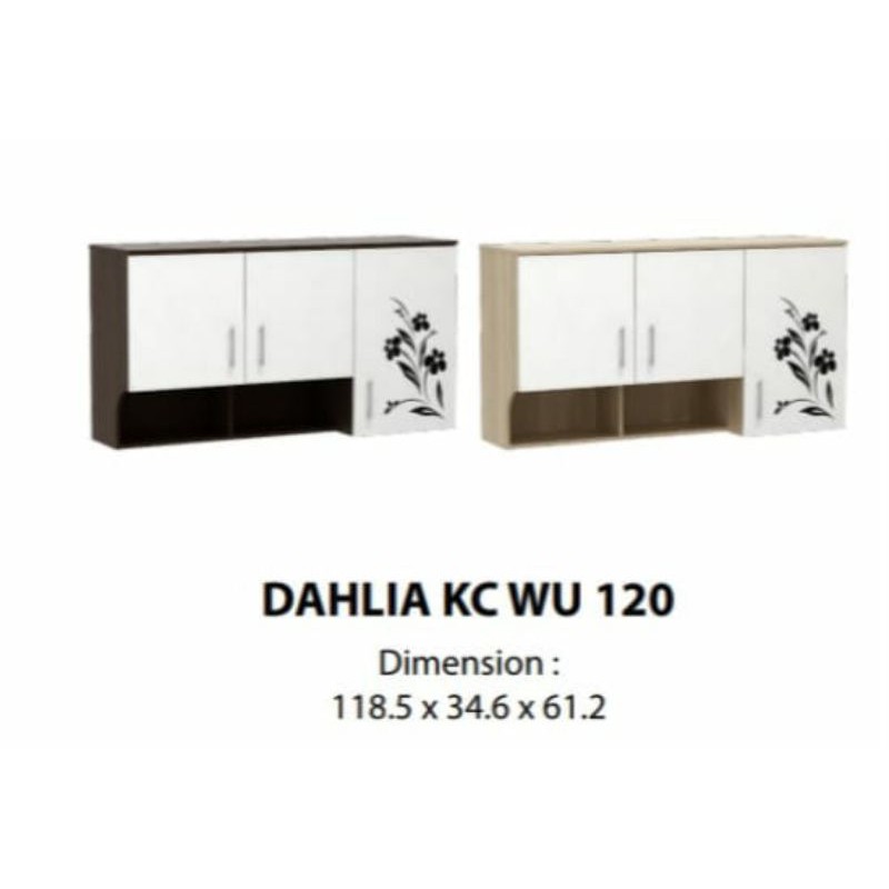 LEMARI GANTUNG DAPUR 3 PINTU MINIMALIS