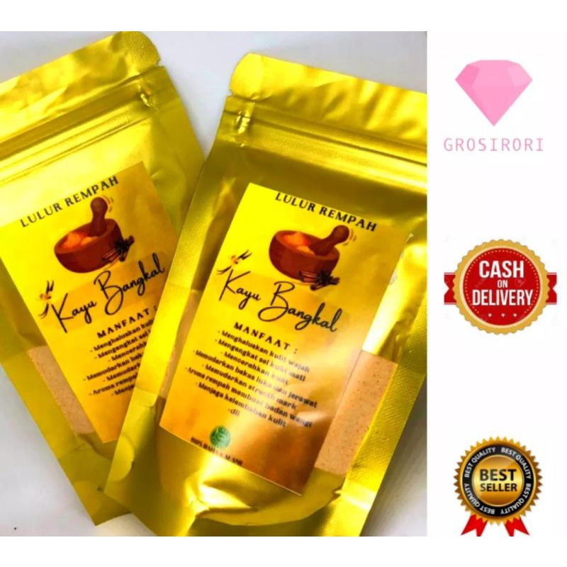 COD ✔ LULUR KAYU BANGKAL 50GRAM / LULUR BADAN DAN WAJAH