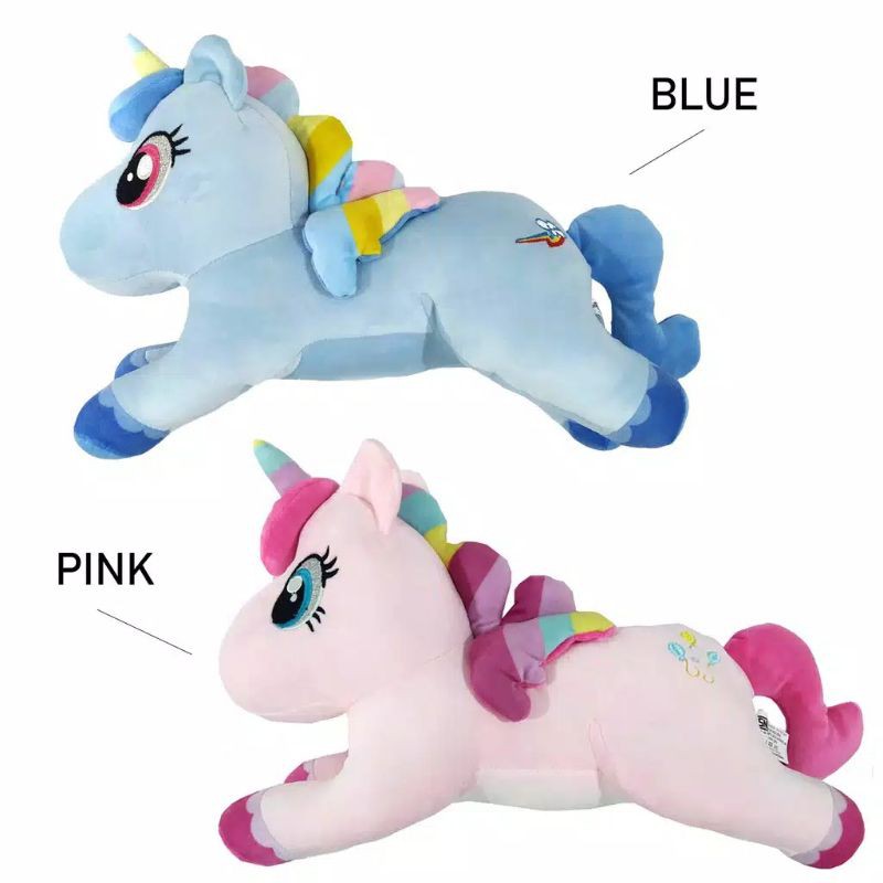 boneka  unicorn kuda pony duduk size L