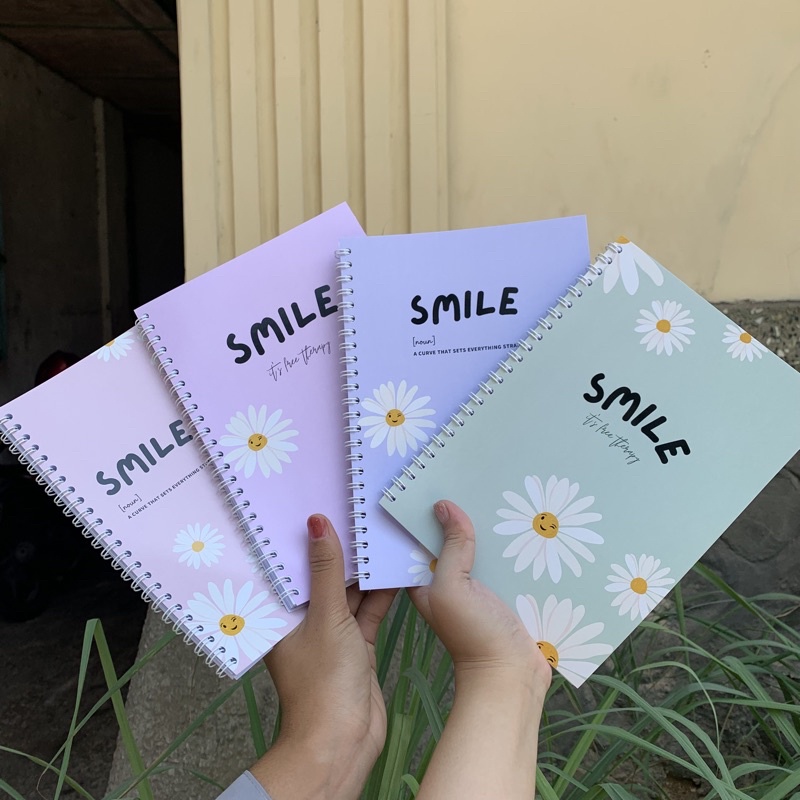 

NOTEBOOK JURNAL SMILE LINE DOT GRID BLANK