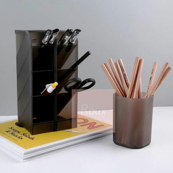 

Big Sale Holder Rak Pensil Pen Marker 4 Susun Rak Sendok Garpu Sumpit - Hitam Diskon