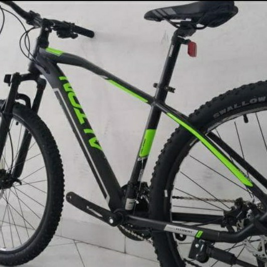 SEPEDA GUNUNG MTB ALTON CHALLENGER 3.0 27.5 30speed BLACK GREEN