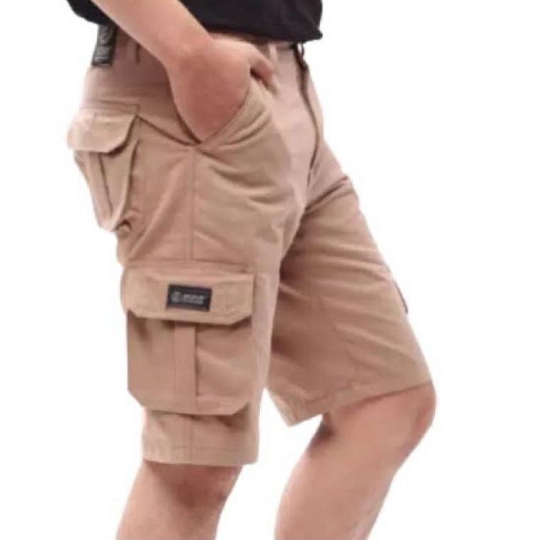 "MBN.14Jl22c" Celana Pendek Pria Cargo  Cowok Dewasa Chino Rip Karet Pinggang Kolor Chinos Katun
