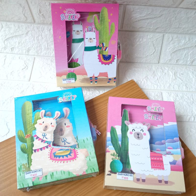 

Diary Ukuran Kecil (Tema Sheep/Llama)