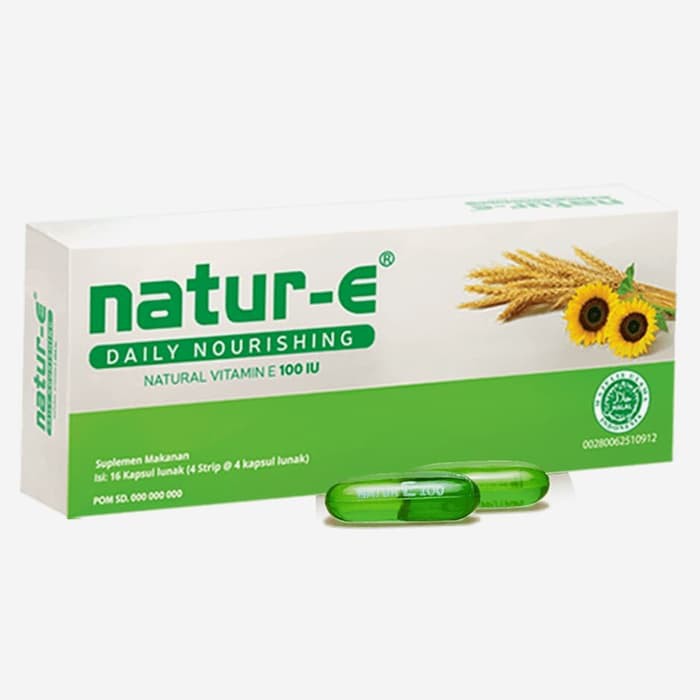 Natur-E 100 IU isi 16 dan 32 kapsul