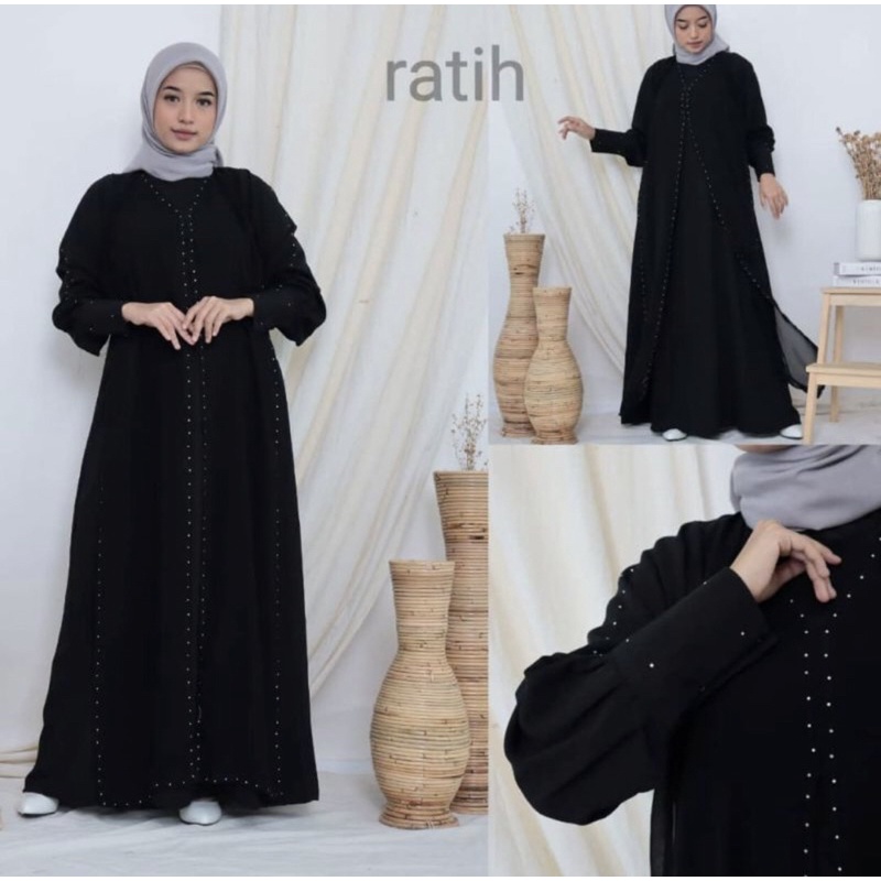 GAMIS SYAR’I ABAYA DUBAI RATIH CANTIK MURAH COD