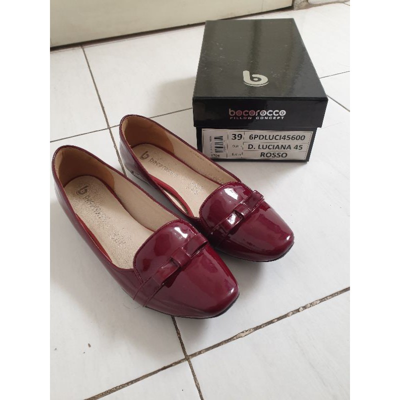 Preloved Bocorocco - D. Luciana 45 Rosso Sepatu Wanita Bocorocco