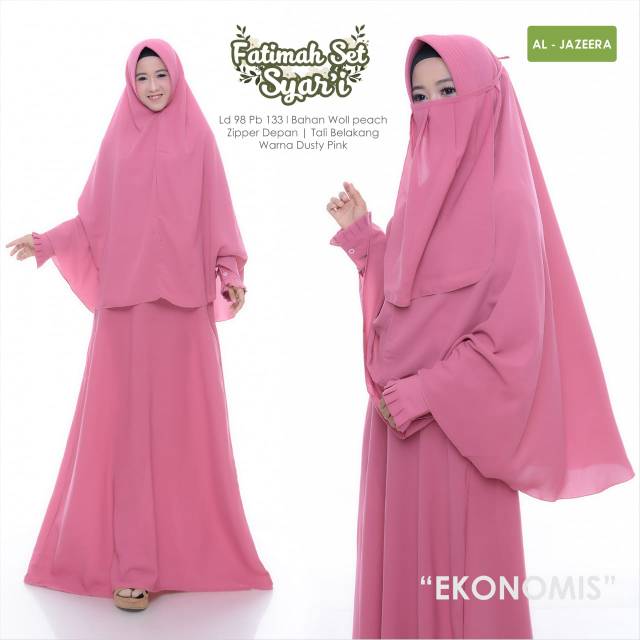 Gamis ekonomis/ gamis fatimah syari