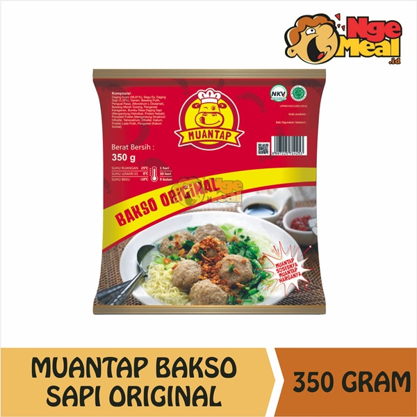 

MUANTAP Bakso Sapi Original 350 Gram
