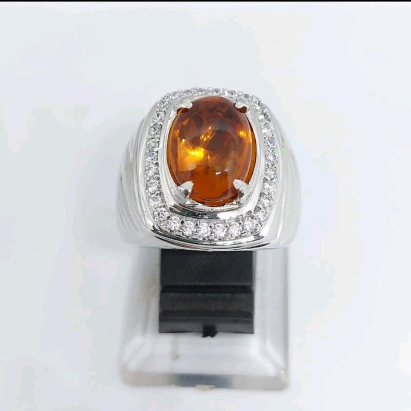 cincin batu fire opal