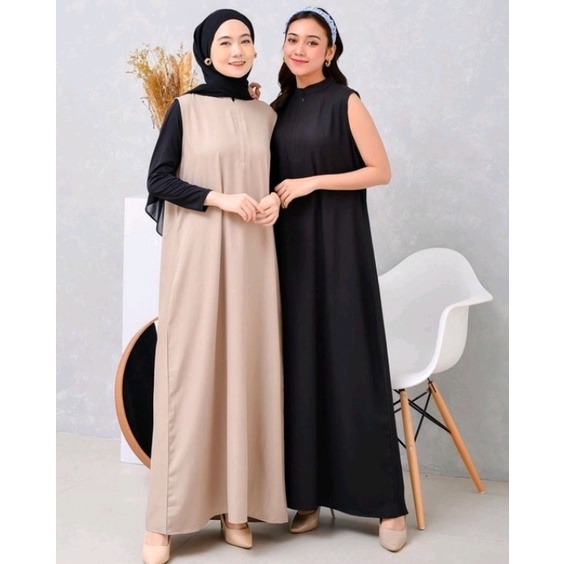 INNERDRESS TANPA LENGAN/INNER DRESS GAMIS/INNER LENGAN PENDEK