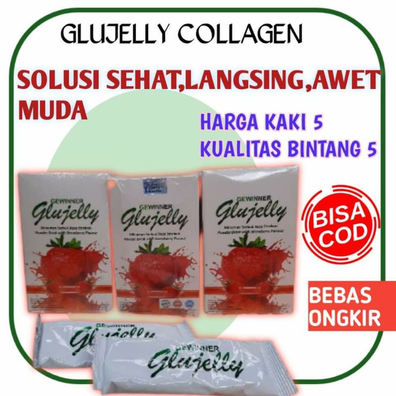 

GLUJELLY DRINK 1BOX 10SACHET MINUMAN BERNUTRISI