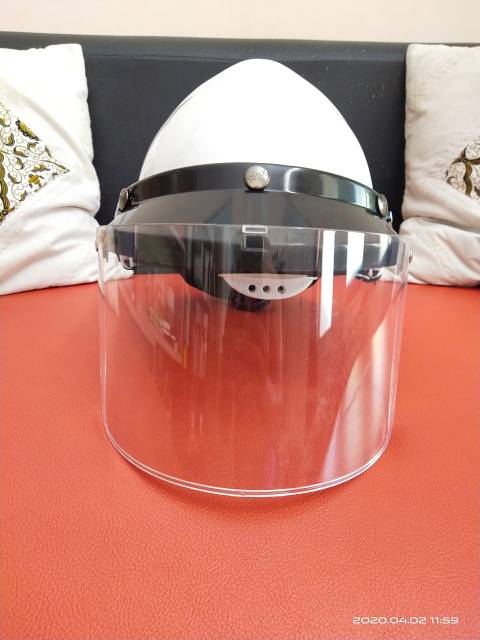 Face shield APD medis, helm  pelindung wajah