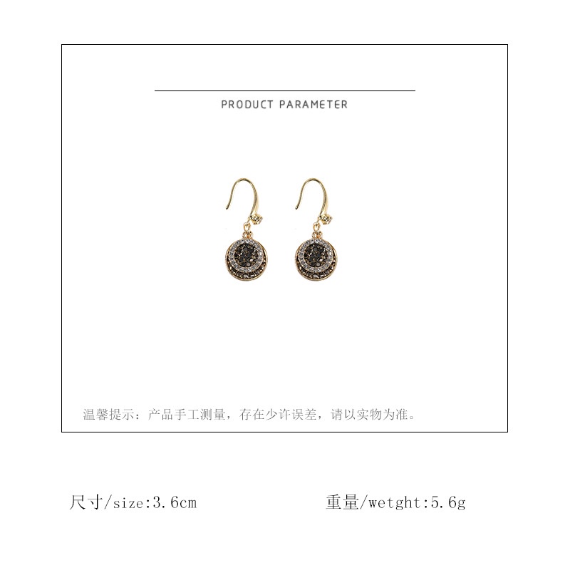 Korea retro Hong Kong 2020 baru hot menjual temperamen anting-anting Korea gaya chic dan unik sederh