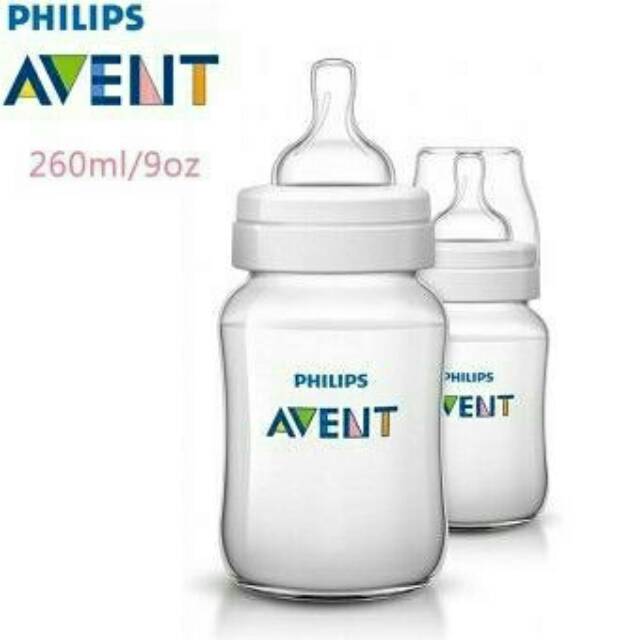 ♥BabyYank♥ Philips Avent Bottle Classic+ PP 260ml / 9oz - SCF563/27 (x2) - Botol Susu Avent Classic