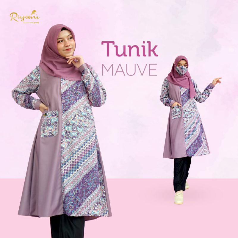 Couple Ayah Bunda - Pakaian Couple - Tunik Batik - Kemko Batik Ori by Riyani Group