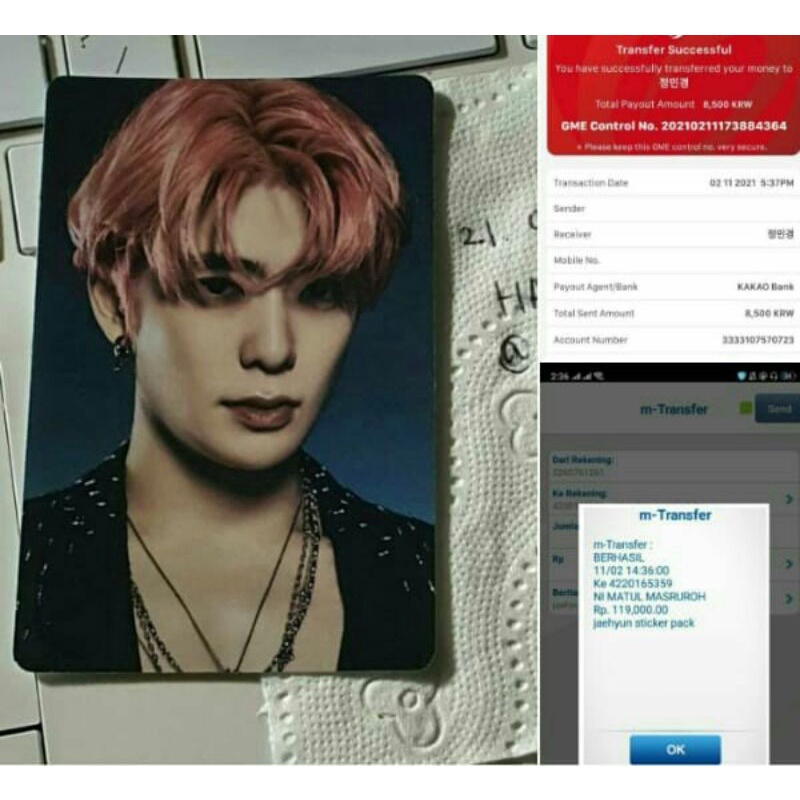 [BOOKED HANA] PC STICKER RESONANCE JAEHYUN