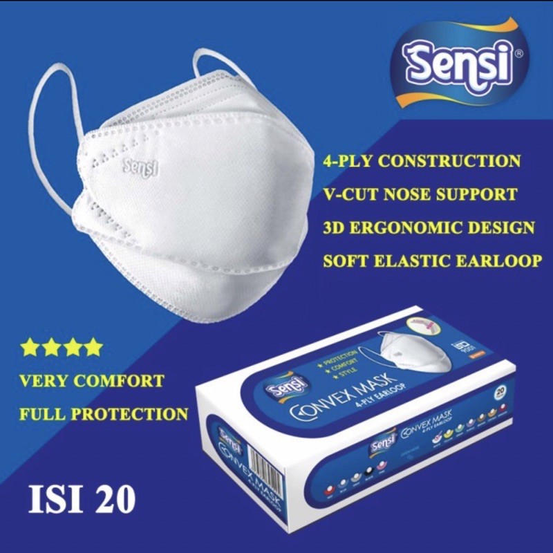 SENSI POKANA NEPPI Duckbill KN95 Face Mask ISI 12 20 25 30 50