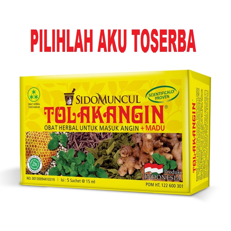 TOLAK ANGIN CAIR SIDOMUNCUL ISI 5 SACHET - ( HARGA 1 DUS ISI 72 BOX )