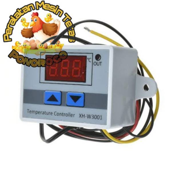 Termostat Digital 220V Termostat W3001 AC  Untuk Mesin Tetas pengatur suhu Mesin Tetas Telur Full Otomatis