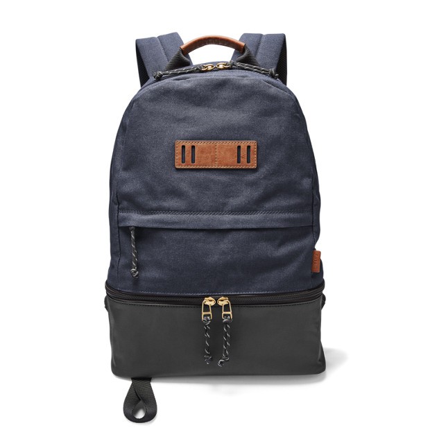 Tas Ransel Laptop Pria Fossil Summit Dome Navy Backpack MBG9327P