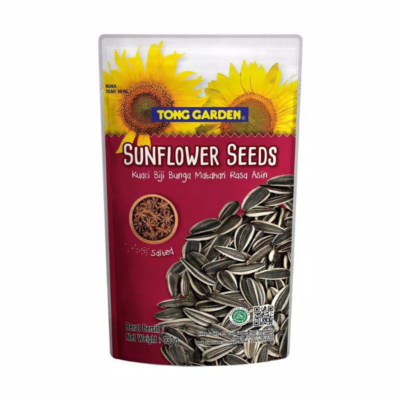 kuaci tong garden sunflower seeds 130 gram