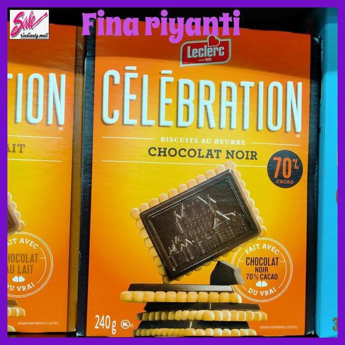 

RETLEMCOKLAT- LECLERC CELEBRATION CHOCOLATE DARK 240G -ASLII.