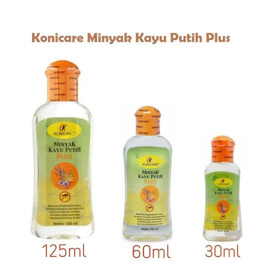 KONICARE Minyak Kayu Putih Plus Anti Nyamuk Botol 125 ml