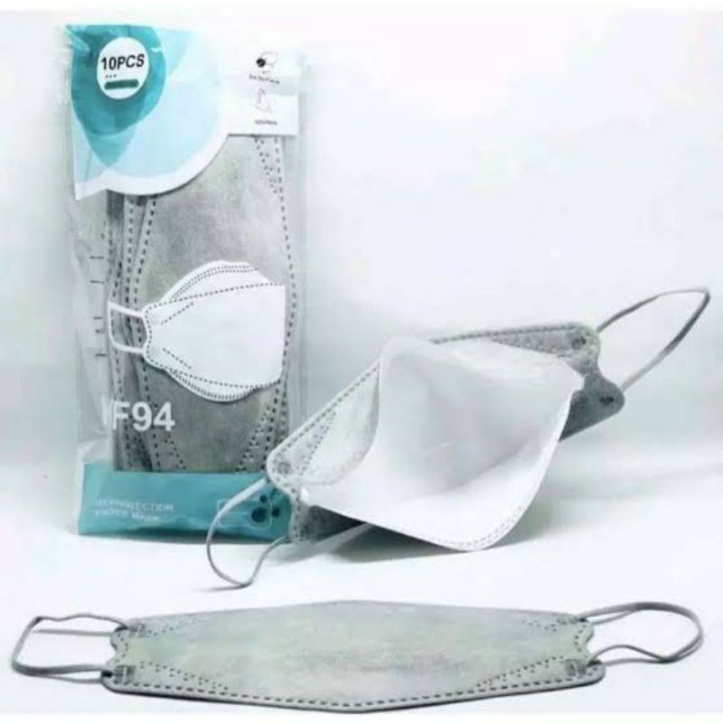 MASKER KF94 WARNA ABU ABU ISI 20 PCS PROMO