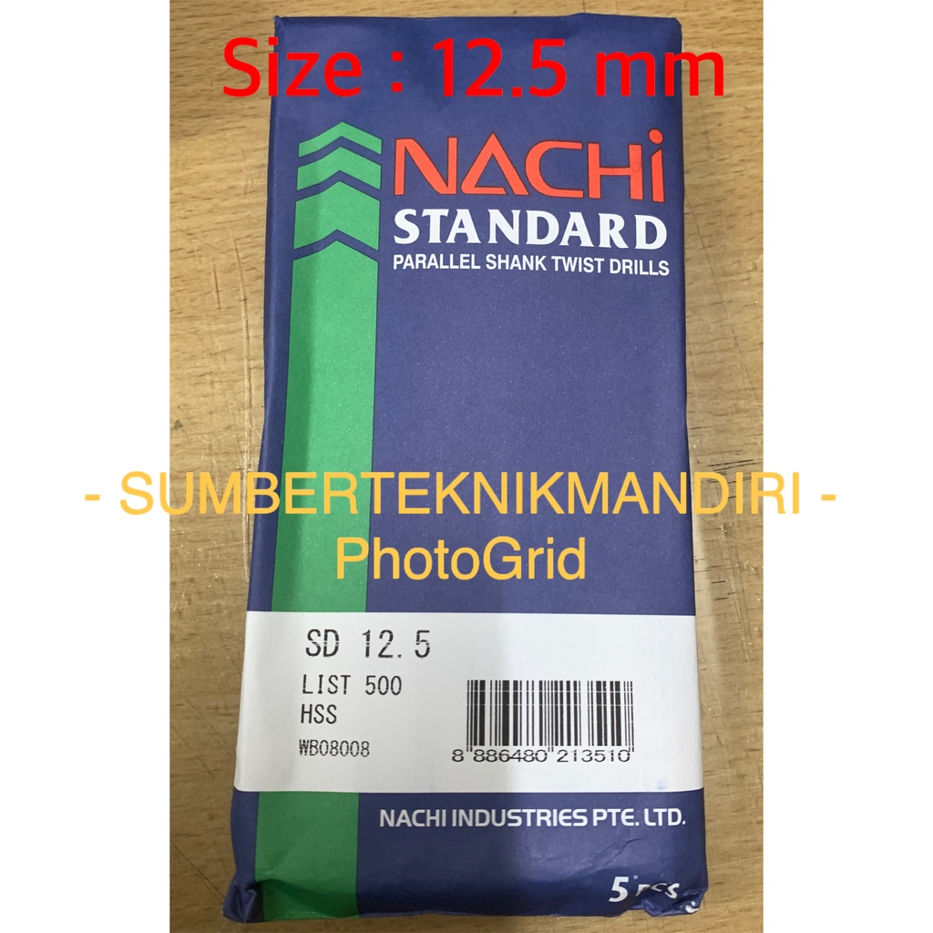 Nachi 12.5 mm Mata bor BESI HSS ASLI / MATA BOR NACHI 12.5MM ORIGINAL