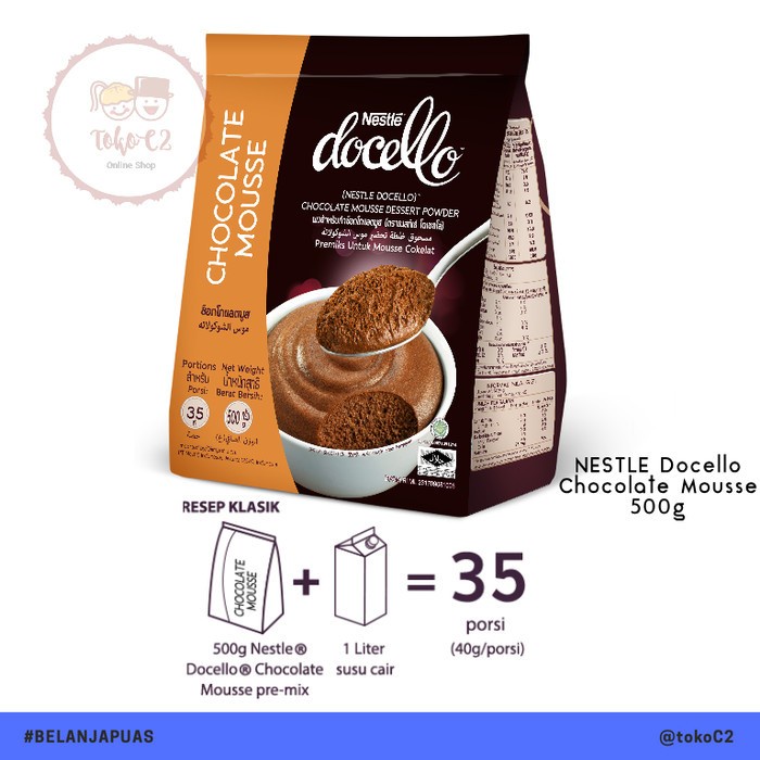 

Nestle Docello Chocolate Mousse Dessert 500gr