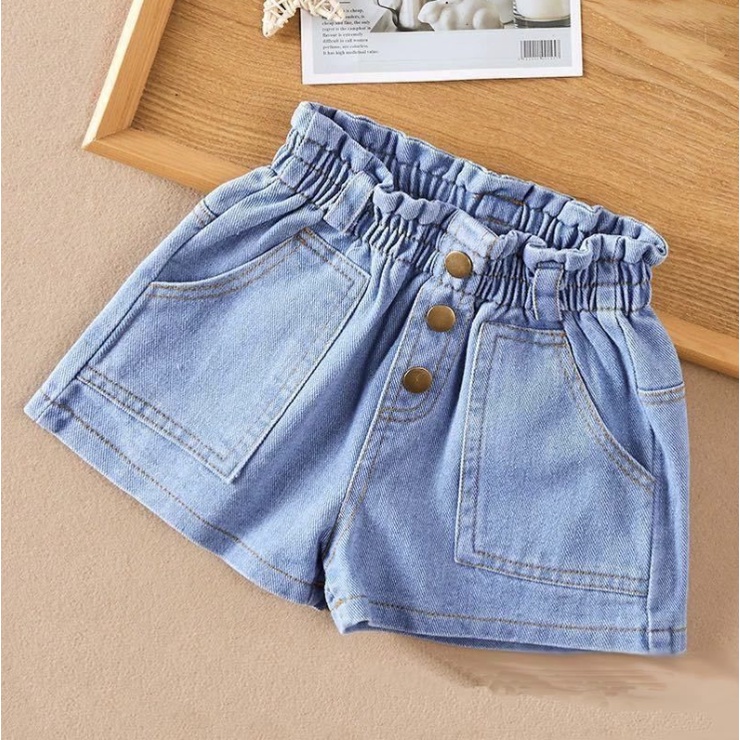 babyfit celana jeans pendek anak perempuan hotpants import wq-921r