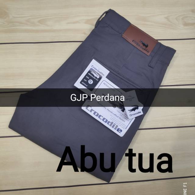 celana kerja kantor hitam pria chinos slimfit bahan melar size 27 - 38