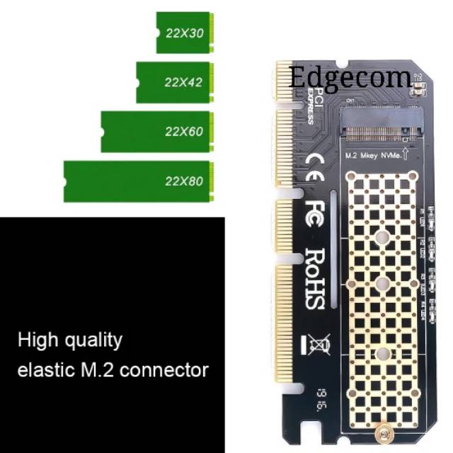 PCIE PCIE EXPRESS NVME M.2 SSD to PCIE X16 Expansion Card