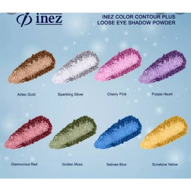 inez loose eyeshadow powder