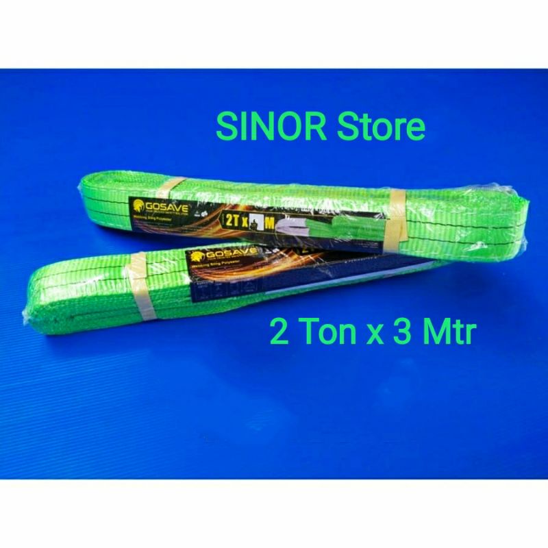 WEBBING SLING SAFETY 2 Ton x 3 Meter Tali Pengikat Pengangkat